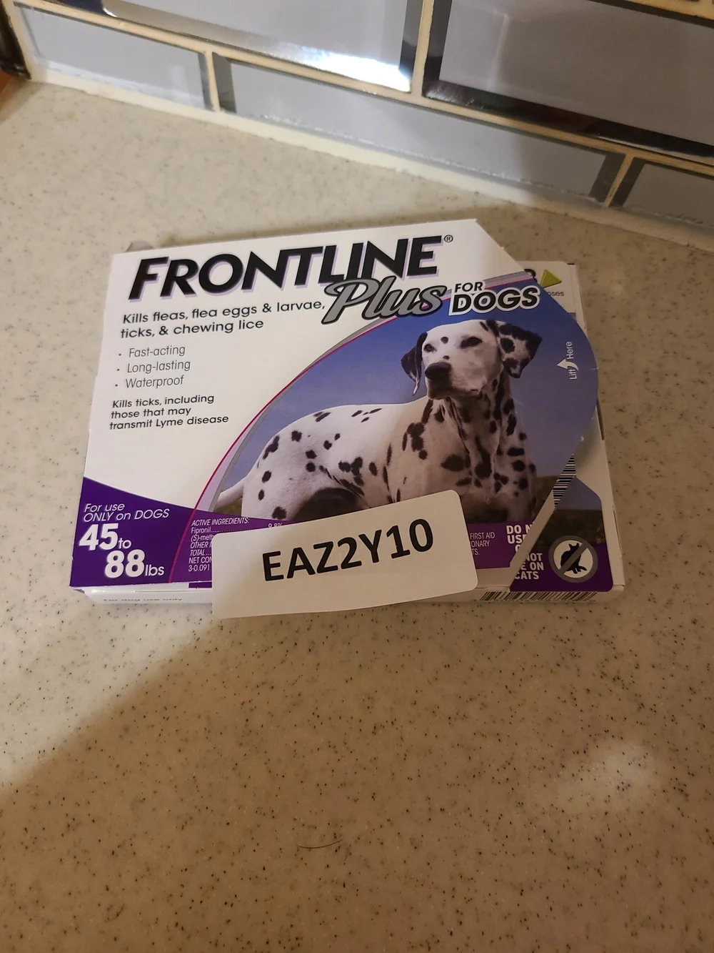 for Dogs Flea & Tick Treatment - 45 to 88 lbs Nwt